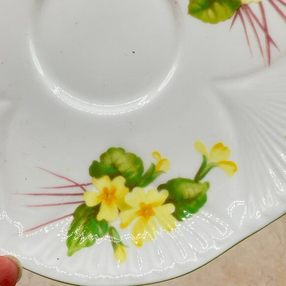 Vintage 1940-1966 Shelley England Primrose Fine Bone China Cup and Saucer - Picture 7 of 11
